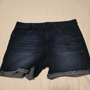 d. jeans Blue Jean Shorts Classic Cut-Off Style